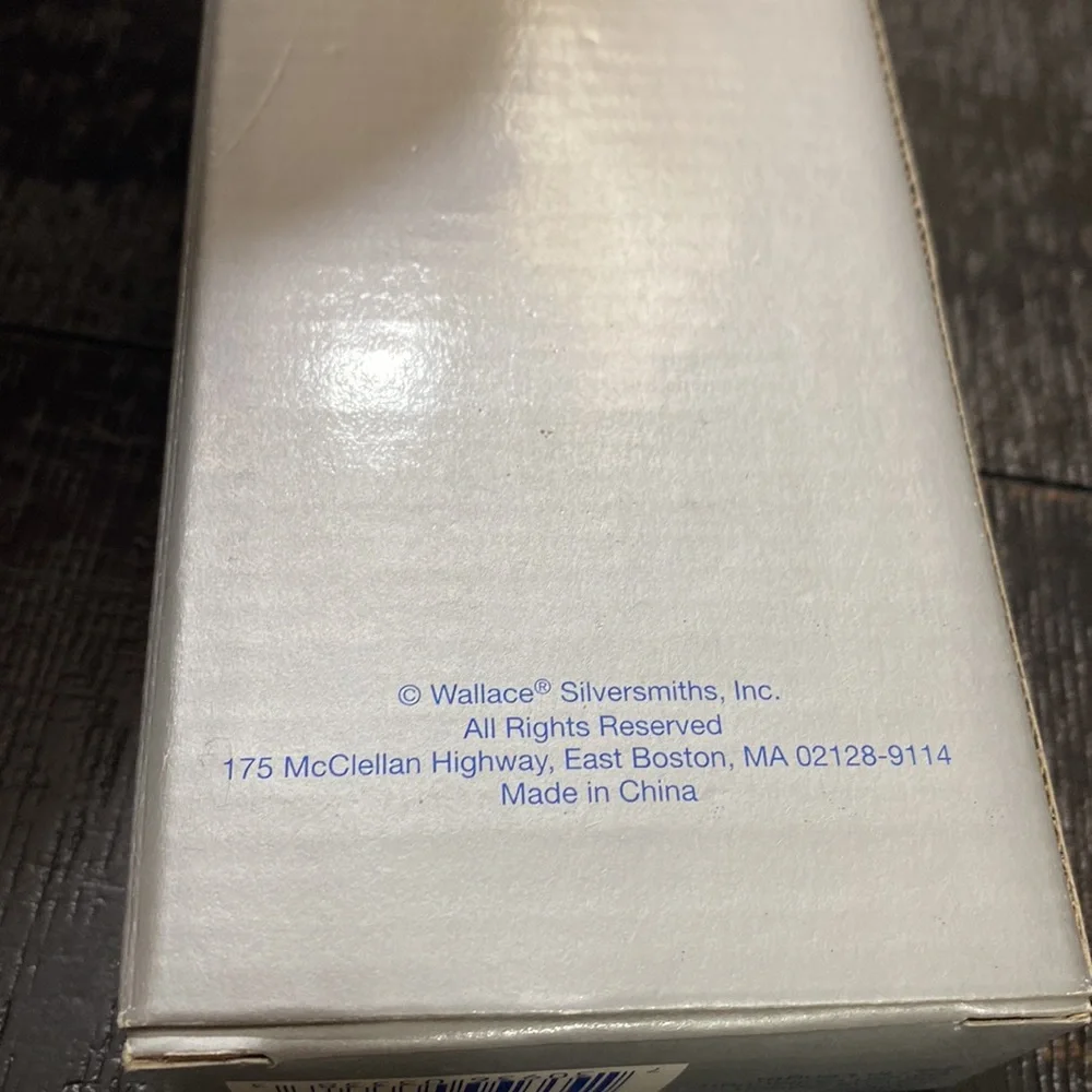 Wallace Silversmiths Silver Plated Pierced Serving Spoon!